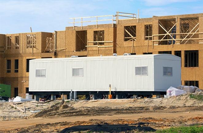 temporary office rentals at a construction site in Diamond Bar